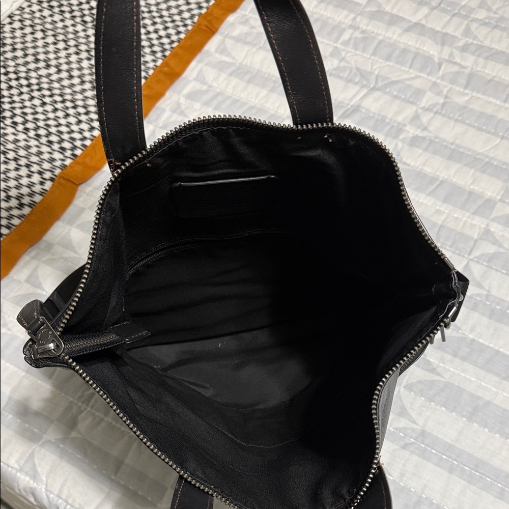 Coach Leather Fold-over Tote - Picture 5 of 8